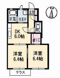 メゾンド　フルール（Ｓ）の物件間取画像